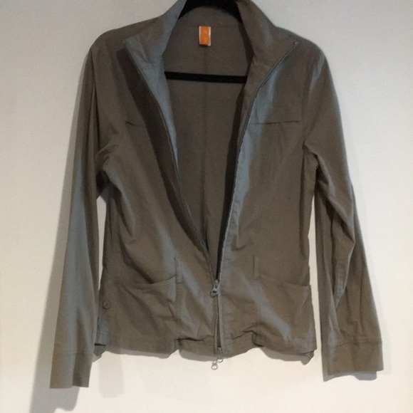 Lucy Jacket Gray full zip long sleeve cargo jacket - Picture 5 of 7